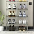 thumbnail image 5 of Hard Plastic Sports Shoe Box Plastic Shoe Box Dustproof Shoe Storage Box Shoe Rack Stackable Cabinet, 5 of 5