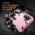 thumbnail image 6 of Compatible with Samsung Galaxy S25+ Case, Hybrid Heavy Duty Military Grade Full-Body Drop Shockproof Heavy Duty Dustproof 3-Layers Rugged Anti-Scratch Cover Wireless Charging, Pink, 6 of 7