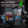 thumbnail image 4 of Zootealy A2X Digital Multimeter with V-Alert, Auto Ranging, and LCD Color Screen - Portable Anti-Burn Voltage Tester for Automotive and Household Use - AC/DC Current, Resistance, Frequency - Black, 4 of 6