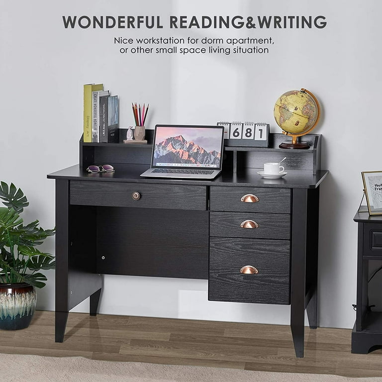 Home Office Desk with Hutch 14AZAA