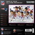 thumbnail image 4 of MasterPieces 500 Piece Puzzle - NFL New England Patriots All-Time Greats, 4 of 5