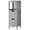 Gray, variant on Costway Bathroom Wooden Floor Cabinet Multifunction Storage Rack Stand Organizer Bedroom White