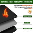 thumbnail image 2 of PureWellness Large 65x48in Under Grill Mats, Double-Sided Fireproof Grill Pad Mat, Indoor Fireplace/Fire Pit Mat, Waterproof Heat Resistant Protector for Decks Outdoor & Patios, with 2pcs BBQ Glove, 2 of 7