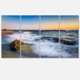 thumbnail image 2 of White Waves Crashing on Rocks - Seascape Canvas Art Print, 2 of 3