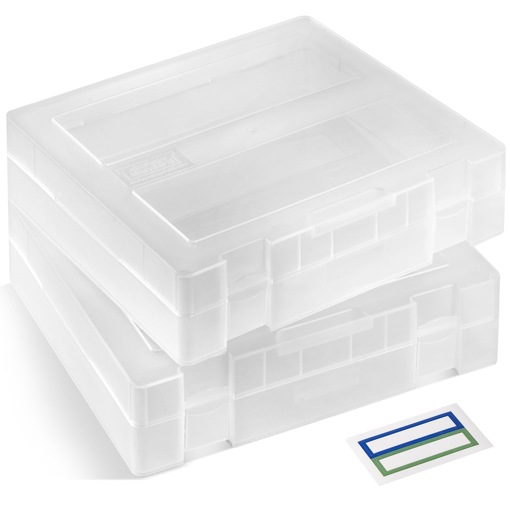 Storage Standard 2-Pack Art & Craft Organizer Box with Stackable Containers