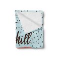 thumbnail image 2 of Saying Soft Flannel Fleece Throw Blanket, Doodle Illustration of Just Chill Typography with Watermelon Slices, Cozy Plush for Indoor and Outdoor Use, 60" x 80", Multicolor, by Ambesonne, 2 of 5