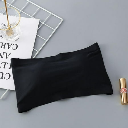 

Xinhuaya Women Seamless Tube Tops Strapless Padded Bra Soft Push Up Intimates Female Sexy Lingerie