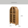 thumbnail image 6 of Better Homes & Gardens Juliet Arch Accent Cabinet, Light Honey Finish, 6 of 8