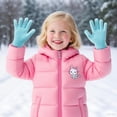 thumbnail image 5 of Winter Gloves for Boys Girls - Kids Warm Knit Thermal Cable Knitted Gloves Wool Fleece Lined Mittens for Cold Weather, 5 of 7