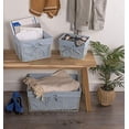 thumbnail image 3 of Design Imports Z02003 Antique White Chicken Wire Egg Basket With Washed Denim, 3 of 4