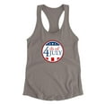 thumbnail image 3 of The 4Th Of July Stamp Racerback Tank Women -Image by Shutterstock, Female Small, 3 of 4