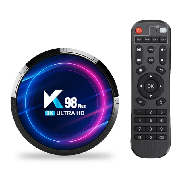 Mistaha K98 PLUS Android 13.0 Smart TV Box with RK3528 Chip, 8K Decoding, Dual-band WiFi, BT5.0, Infrared Remote, 4GB+64GB, US Plug 110-240V