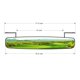 thumbnail image 2 of Espejo retrovisor trasero para carrito de golf BETOOLL, convexo ancho de 16,5", 2 of 6