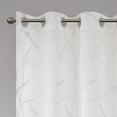 thumbnail image 5 of Home Essence Vina Leaf Embroidered Window Curtain Sheer, 5 of 6