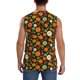thumbnail image 4 of Balery Harvest Pumpkins Camisetas sin mangas para hombre, absorbe la humedad y protege contra el mal olor.-3X-Large, 4 of 7
