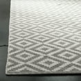 thumbnail image 3 of SAFAVIEH Montauk Tryik Geometric Diamonds Cotton Area Rug, Grey/Ivory, 3' x 5', 3 of 6