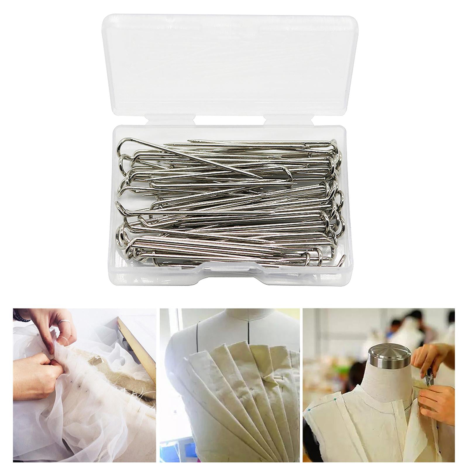 100Pcs Quilting U Pins Stainless Steel Pins Multipurpose Straight Pins For  Sew