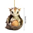 thumbnail image 3 of Acrílico lindo de la novedad de la decoración del huevo del dragón de la Navidad para la decoración del hogar y del coche, 3 of 5