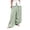 *07Green, variant on Womens Boho Summer Baggy Cotton Pleated Harem Pants Loose Elastic Waist Wide Leg Hippie Long Balloon Pants Brown M