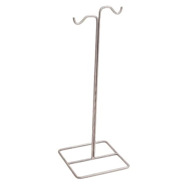 Handbag Rack – Heavy Duty Chrome 4 Way Rack, 8 Adjustable Height Slant ...