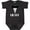 Black Leopard, variant on Lil Bro Little Brother Mock Tuxedo Tux Boys Baby Bodysuit