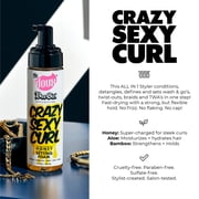 The Doux Bee Girl Crazy-Sexy-Curl Honey Setting Foam 7 oz, Curly Hair Types, Pump Bottle, Unisex