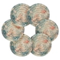 thumbnail image 3 of YAZAOO 6Pcs Drink Coasters With Holder 3.94Inch Goldfish in Motion Creative Coil Coaster Coasters Colors Absorbent Coasters for Drinks Coasters Set Thicken Heat for Home Table, 3 of 7