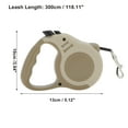 thumbnail image 4 of Unique Bargains 1 Pc Retractable Pet Leash Ergonomic Dog Leash for Pet 118.11" Brown, 4 of 6