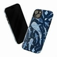 thumbnail image 4 of Marine Life Phone Case – Whale Sharks & Sea Creatures in Navy Blue Phone Cover Compatible with iPhone 16, 15, 14, 13, 12, 11 Pro Plus, 4 of 6