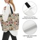 thumbnail image 2 of Balery Coffee pots cup Bolsa Tote Estilo Estético con Cremalleras, Bolsa de Hombro, Bolsa de Compras Grande y Plegable, 2 of 7