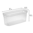 thumbnail image 2 of Sterilite 6.25x6.25x15 Inch Narrow Storage Bin with Carry Handles (8 Pack), 2 of 6