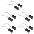 thumbnail image 1 of 10pcs Black 2-Layers 4 X 1.5V AAA Battery Holder Case Box W Wire Leads, 1 of 8