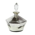 thumbnail image 6 of DecMode 10", 10", 11"H Silver Glass Decorative Jars, 3-Pieces, 6 of 9