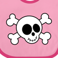 thumbnail image 4 of Inktastic Fun Skull and Crossbones Boys or Girls Baby Bib, 4 of 4