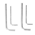 thumbnail image 4 of Lot de 2 supports de montage pour barre lumineuse LED de capot, réglables, en acier inoxydable 304, pince de montage universelle pour lampe de travail, 4 of 4