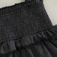 thumbnail image 5 of TOWED22 Girl Newborn Baby Girls Romper Dress Ruffle Sleeve Letter Printed Lace Tutu Skirted Cute Summer Clothes Black,6-12 M, 5 of 8