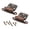 red patina, variant on 2pcs Antique Kitchen Cabinet Hinges Closing Door Hinges Overlay Flush Mount Simple Installation for Kitchen Overlay