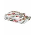 thumbnail image 2 of Grey Christmas Bath Towels for Bathroom Set,Luxury Microfiber Towels Gifts for Women,Quick Dry Beach Hand Hair Face Towel and Dish Washcloth,Snowman Xmas Tree Elk Poinsettia Eucalyptus Towels+Set, 2 of 7