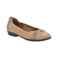 thumbnail image 1 of Women's Walking Cradles Freya Ballet Flat Light Taupe Nubuck/Patent Lizard Print 13 M, 1 of 7