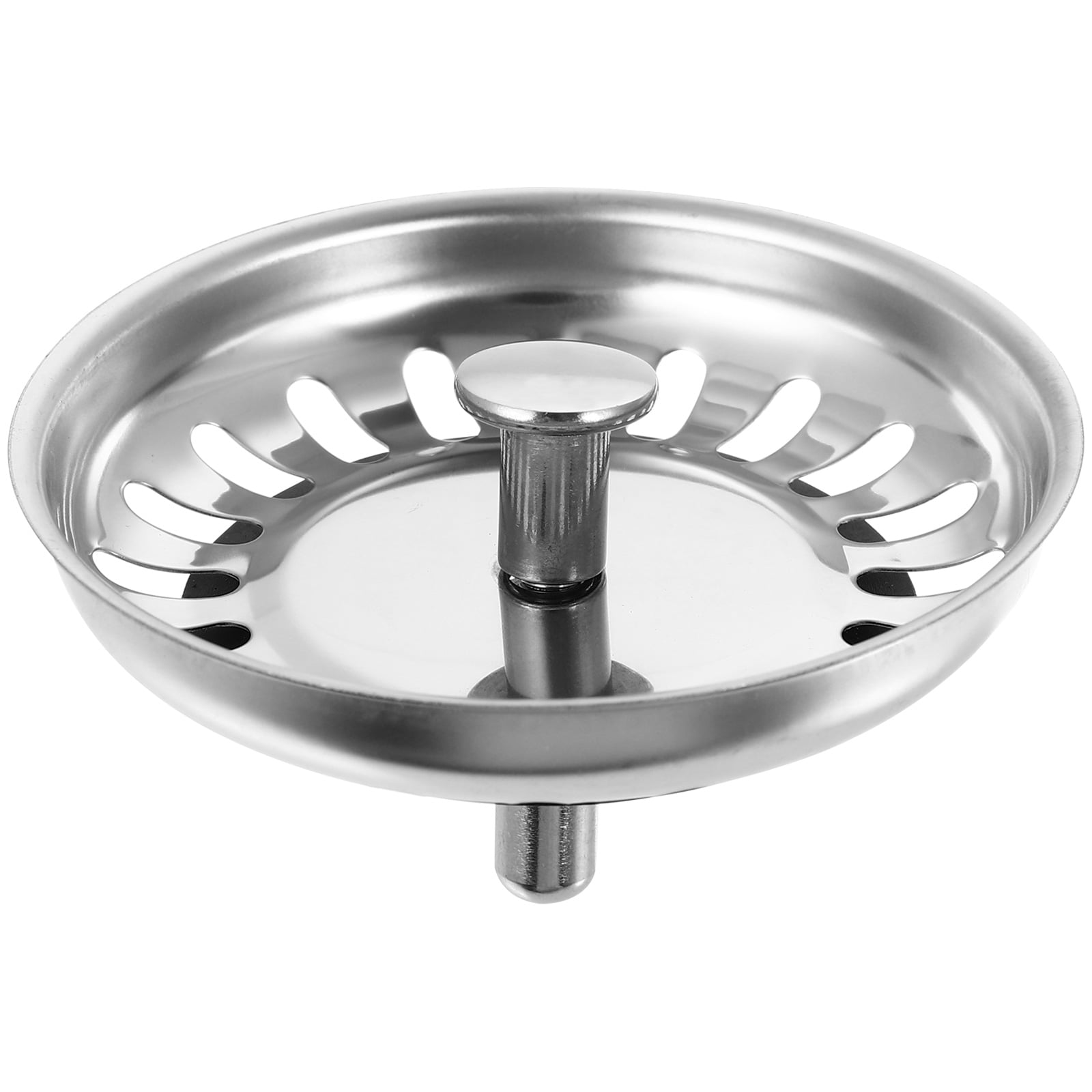DoubleLayer Stainless Steel Kitchen Sink Strainer Waste Plug