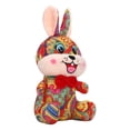 thumbnail image 2 of New Year Bunny Doll, Soft Bright Color Exquisite Stuffed Bunny Toy Delicate  For Home For Adult Bunny, 2 of 8