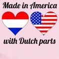thumbnail image 2 of CafePress - Made In America With Dutch Parts Body Suit - Baby Light Bodysuit, Size Newborn - 24 Months, 2 of 4