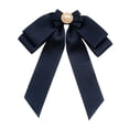 thumbnail image 2 of Broche de lazo preatado Yinane para mujer con cuentas Azul profundo, 2 of 8