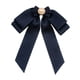 thumbnail image 2 of Broche de lazo preatado para mujer, elegante accesorio de ropa, pajarita de cuentas novedosa Azul profundo, 2 of 9