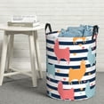 thumbnail image 5 of Goofa Colorful Llama Printed Circular Hamper,Laundry Basket with Handles,Storage Baskets Foldable,Large Capacity Laundry Hamper-Medium, 5 of 8