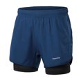 thumbnail image 1 of Doorslay Men's 2-in-1 Running Shorts Quick-Drying Breathable Energy Training Sports Jogging Cycling Shorts Extended Lining, 1 of 8