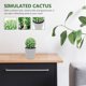 thumbnail image 2 of Cactus de escritorio artificial, bonsái, cactus falsos, plantas en maceta, decoración, 2 of 6