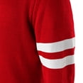 thumbnail image 4 of Hip Hop 50's Shop - Mens 1950s Letterman Cardigan Sweater (Medium Red), 4 of 8