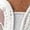 White, variant on Mostsola Women's Fashion Sneakers Slip on Walking Shoes Floral Lace Mesh Wedge Sneakers