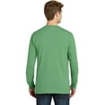 thumbnail image 2 of Port & Company PC099LS Mens Pigment-Dyed Long Sleeve Tees, Safari - 4XL, 2 of 6